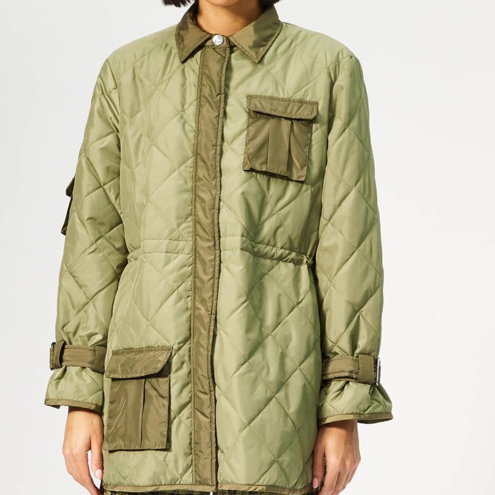 Ganni Ripstop Quilted Jacket